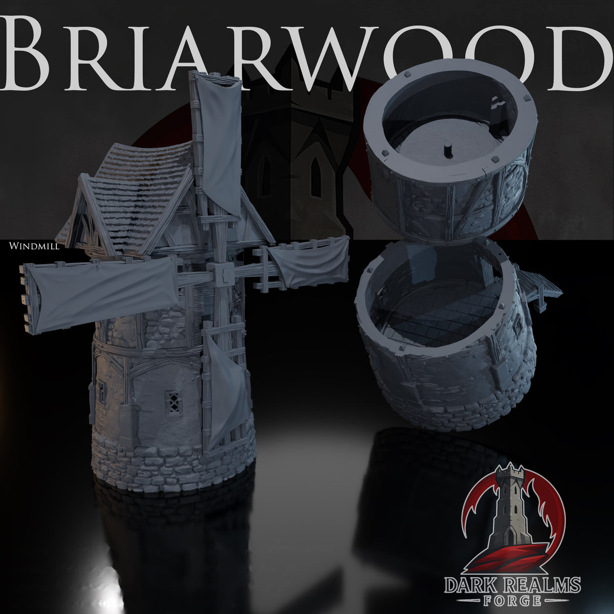 Windmill – Briarwood – Tabletop Terrain – product image 1