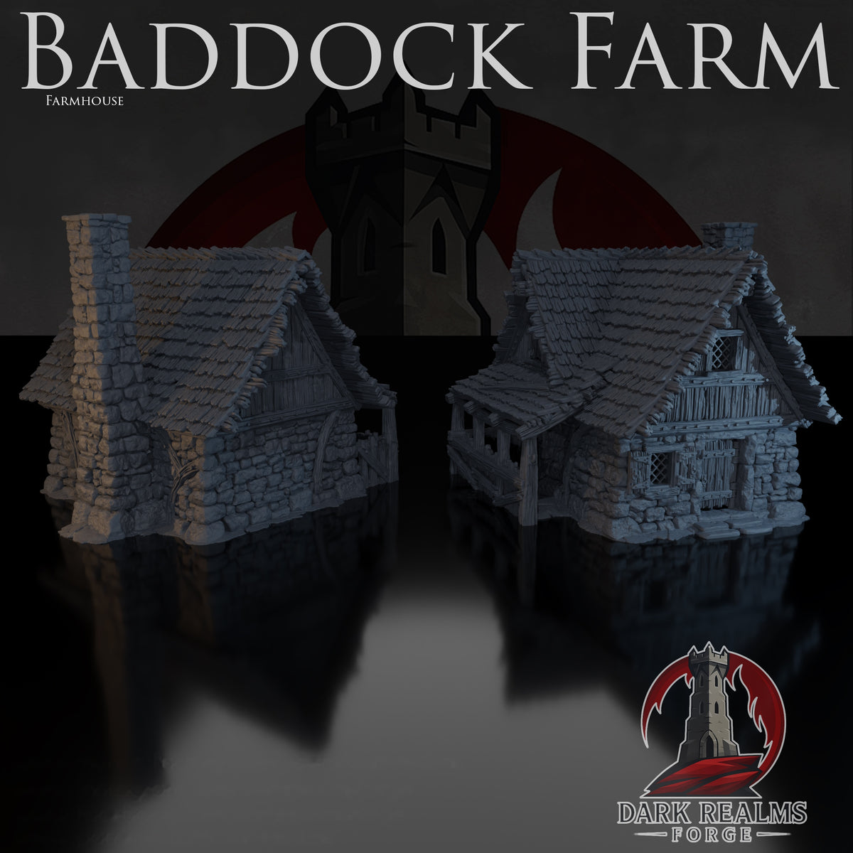 Farmhouse – Baddock Farm – Tabletop Terrain – product image 1