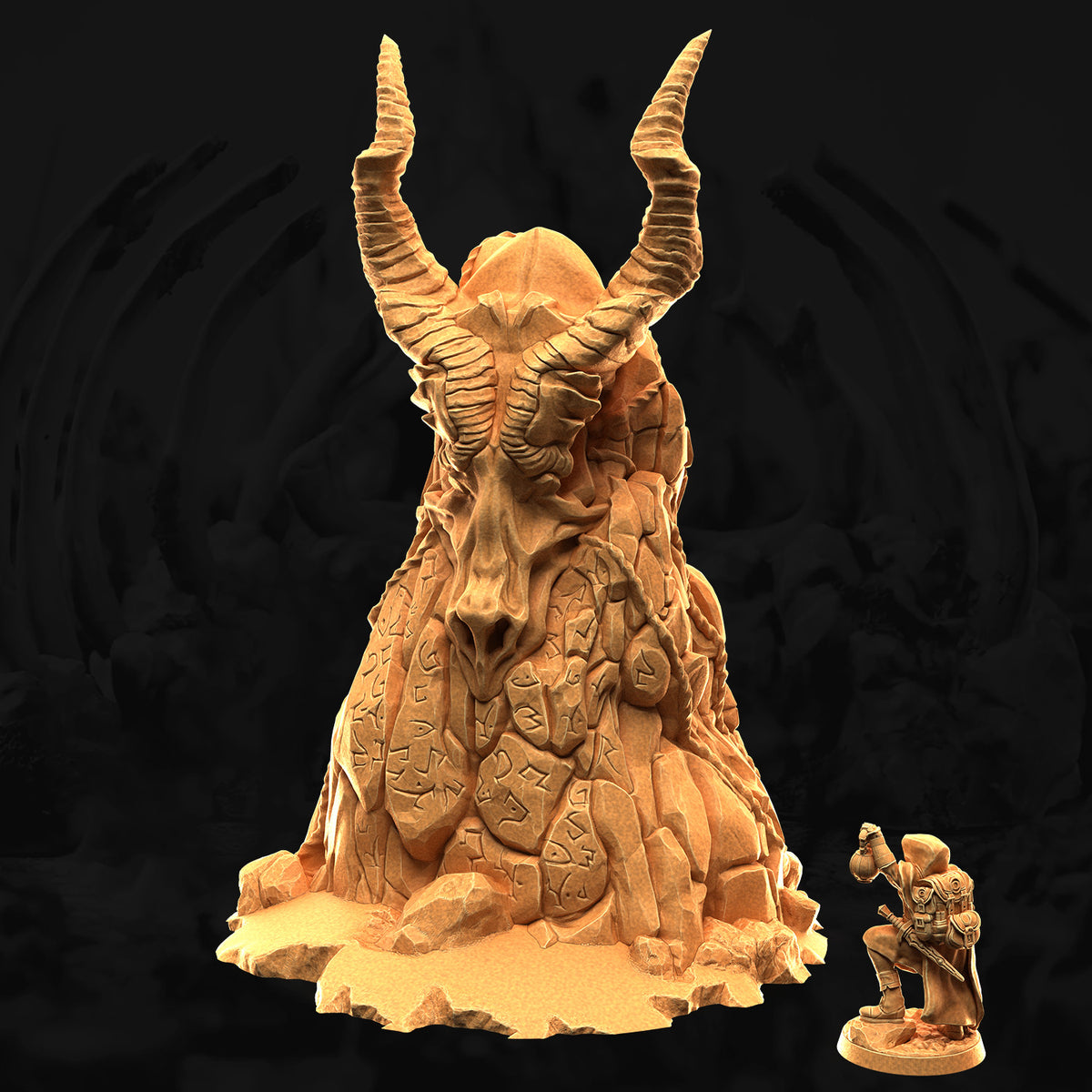Drake Altar – 3DHexes 3D Printed Tabletop Terrain (28-32mm) - image 1