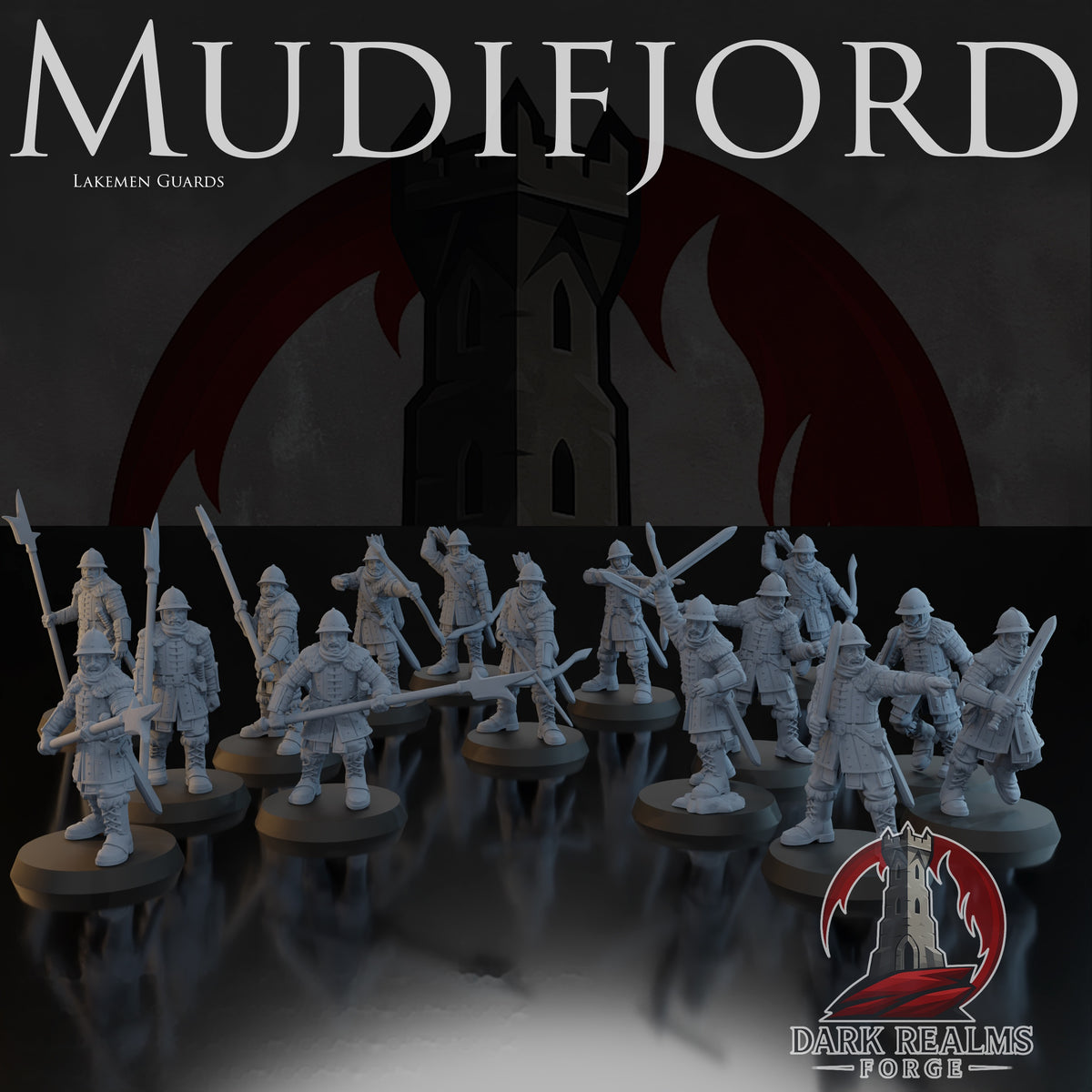 Lakemen Guards – Mudifjord – Tabletop Miniature – product image 1