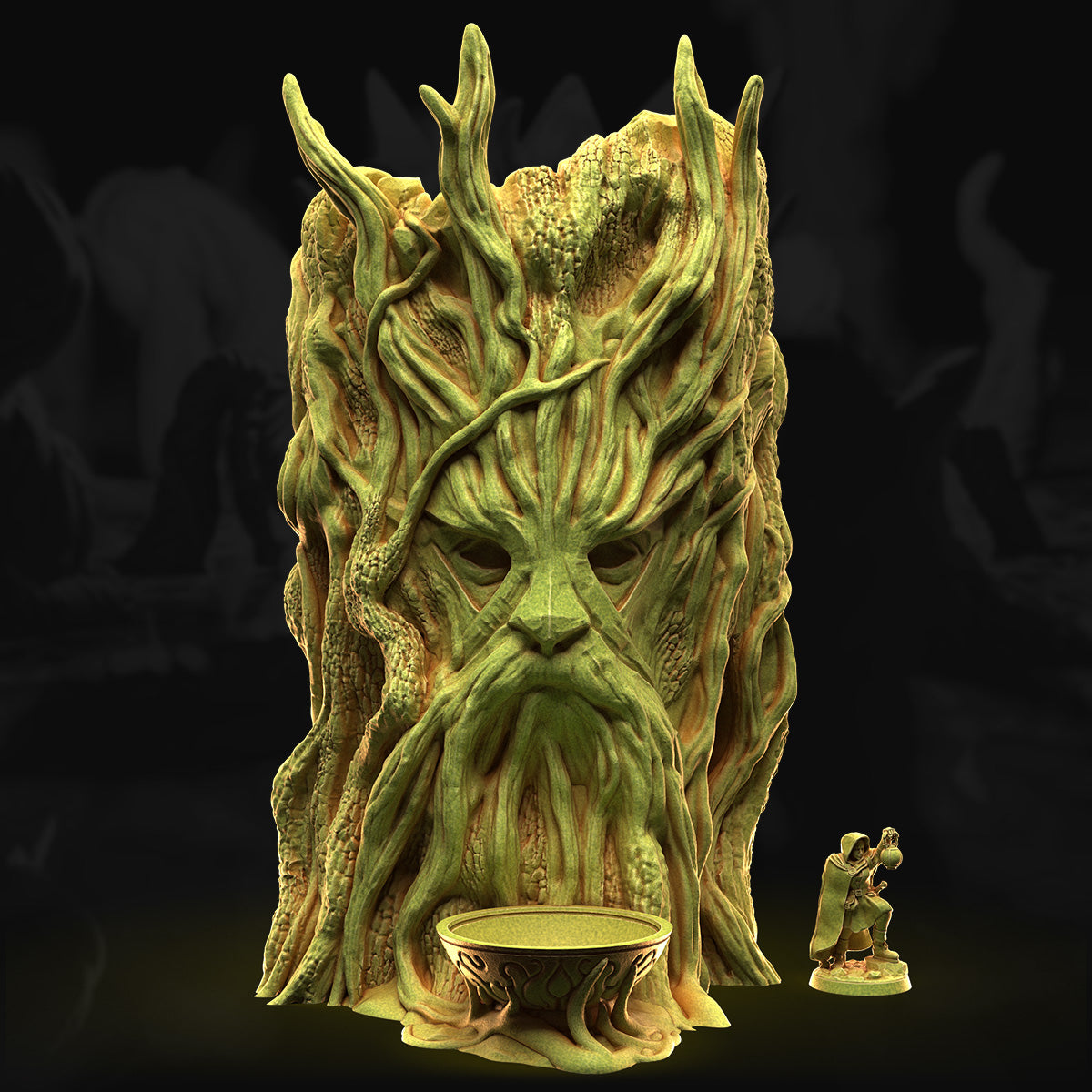Oaken Shrine – 3DHexes 3D Printed Tabletop Terrain (28-32mm) - image 2