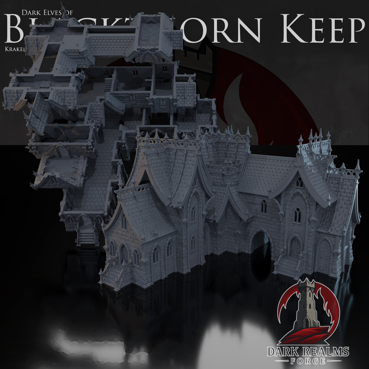 Kraken's Teeth Inn – Blackthorn Keep – Tabletop Terrain – product image 2