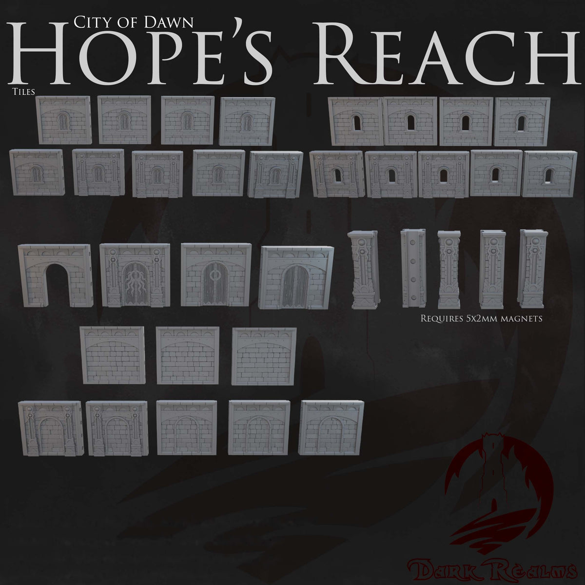 Hope's Reach Ruins & Tiles – City of Dawn – Tabletop Terrain – product image 4