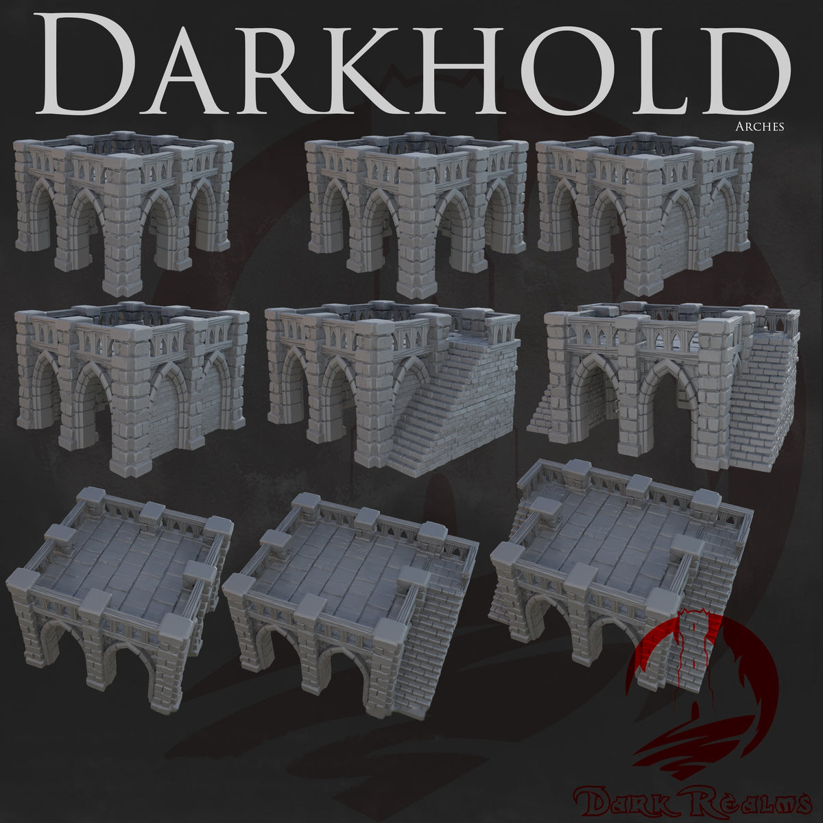 Arches – Darkhold Bastion | Tabletop Terrain (32mm)