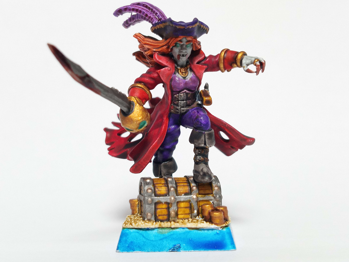 Officer of the vampire Navy – Landor Miniatures 3D Printed Miniature (32mm) - image 6