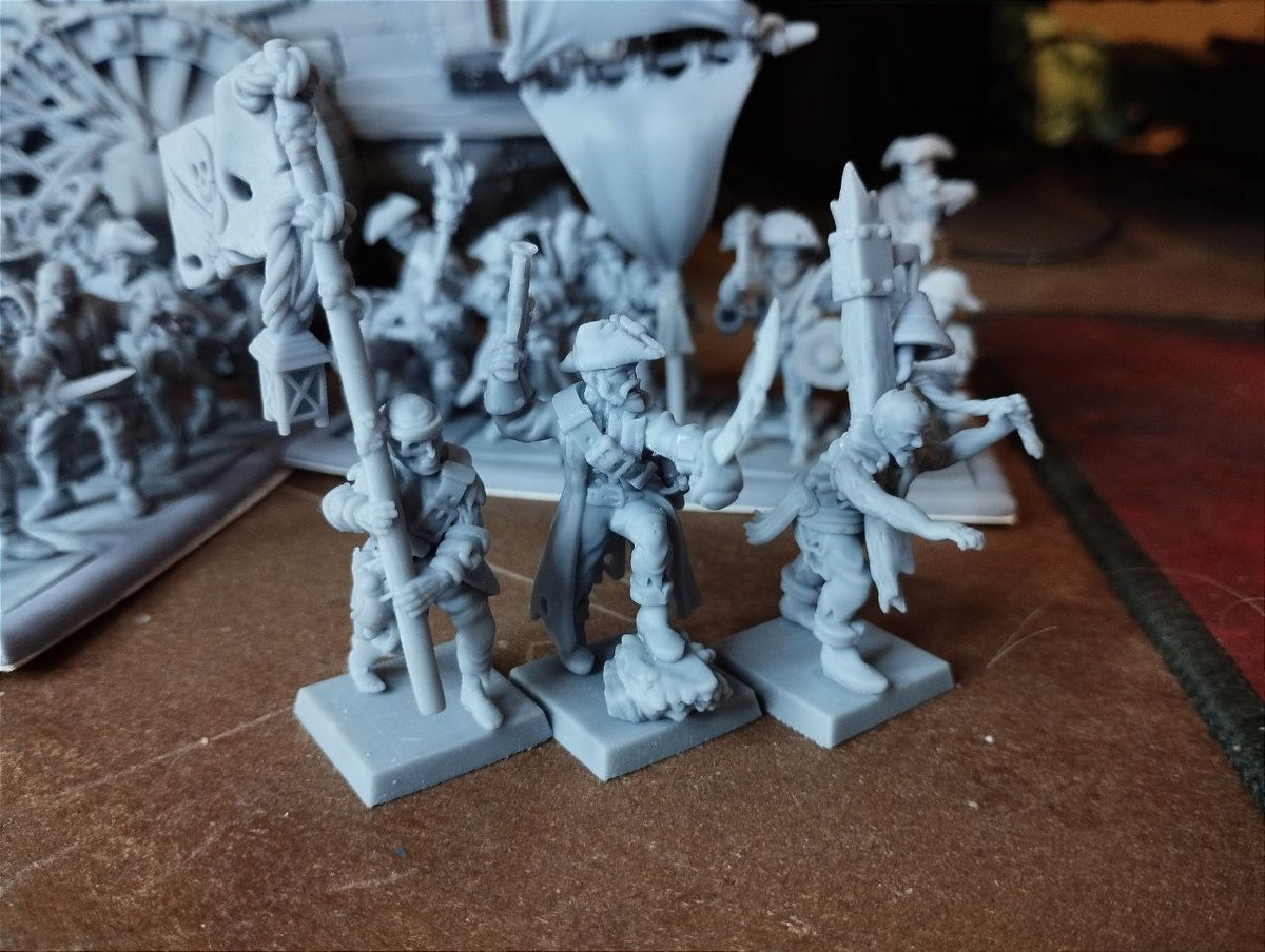 Zombie Pirates Gunners – Landor Miniatures 3D Printed Miniature (32mm) - image 14