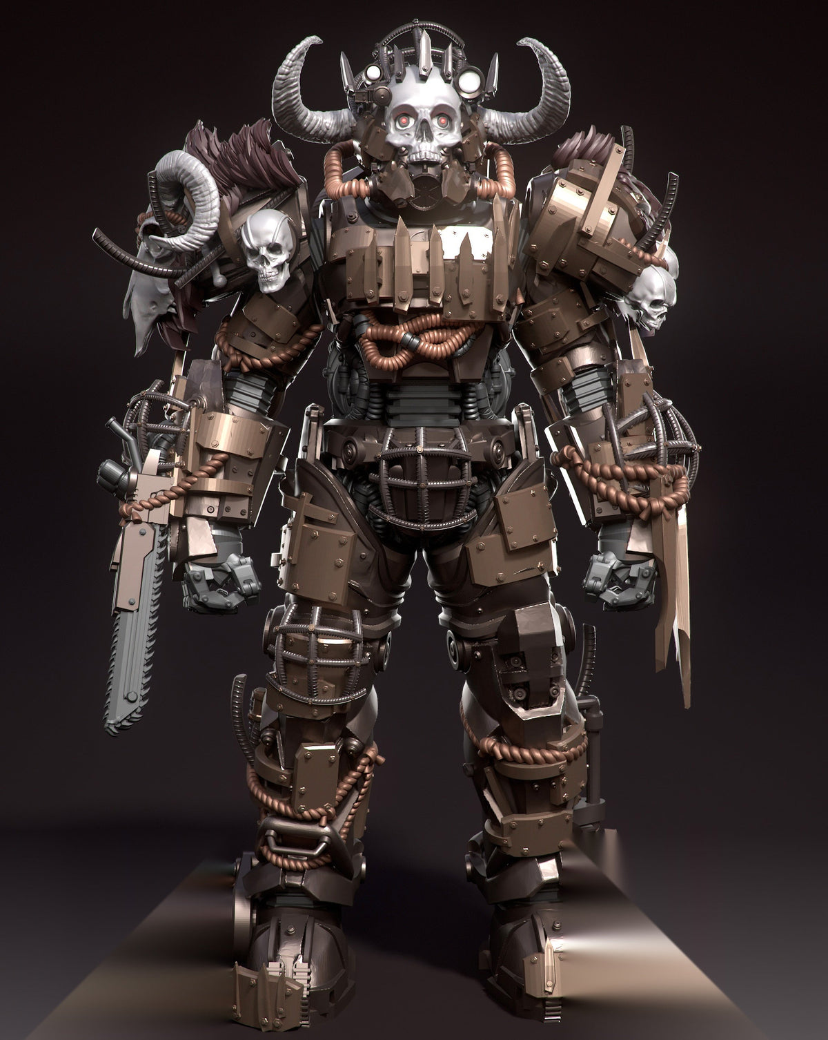 Treacherous Mech Commander by 3DArtGuy