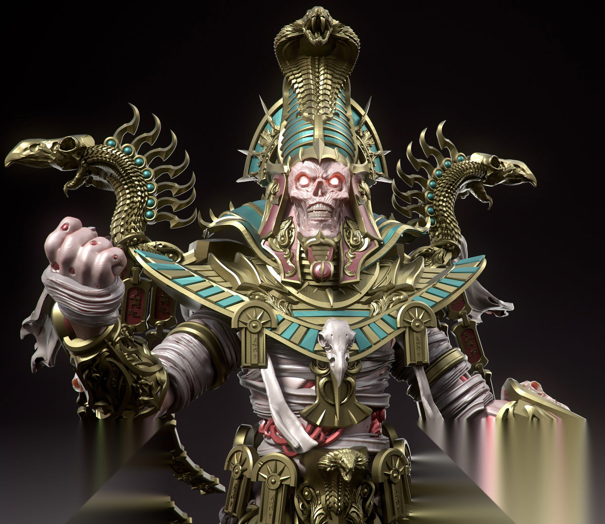 War Sphinx 32mm resin miniature by 3DArtGuy