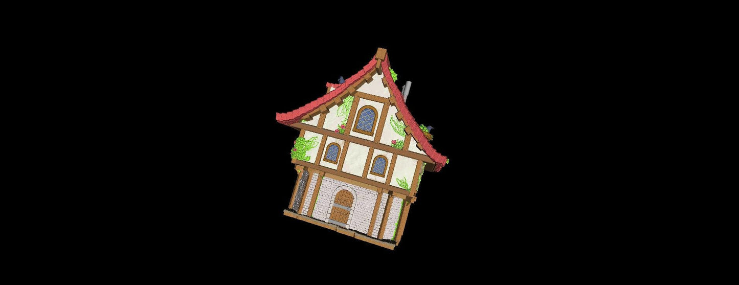 Fantasy Tabletop Workshop Model Interior or Exterior and Furniture for Interior! {By 3DArtGuy}