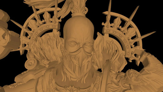 Angry Sister Paladin 3 Face Options! 38mm-50mm-75mm-100mm
