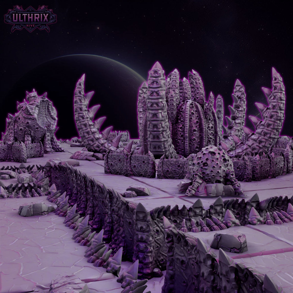 Ulthrix Hive alien infestation battlefield terrain