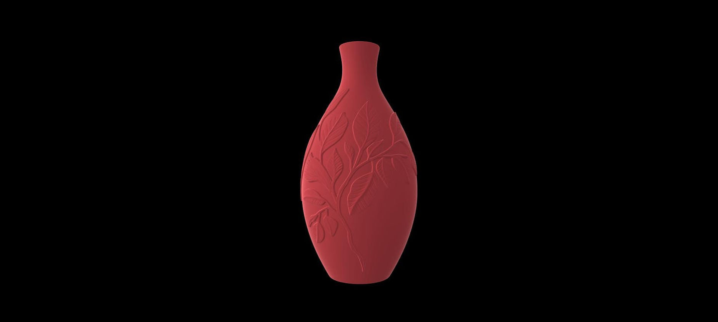 Golden Leaf Vase