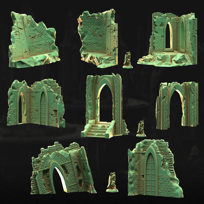 Ruins of Enlightenment – Floating Islands | 3DHexes 3D Printed Tabletop Terrain (28-32mm) - image 2