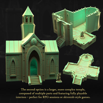Temple of Illumination – Floating Islands | 3DHexes 3D Printed Tabletop Terrain (28-32mm) - image 3