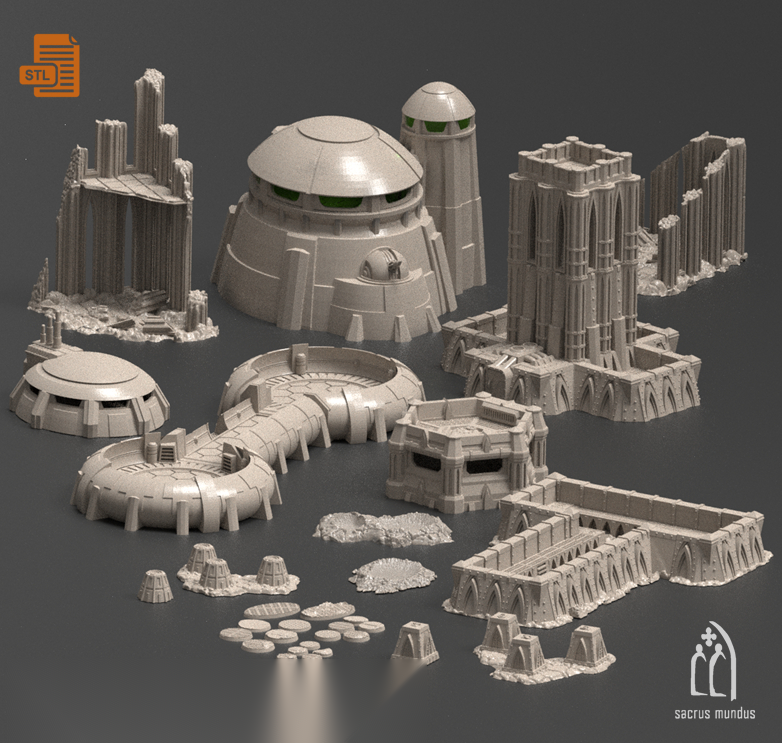 The War Zone - Sacrusmundus terrain reference render