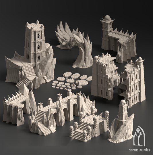 Ithyria, World of Change - Sacrusmundus terrain reference render