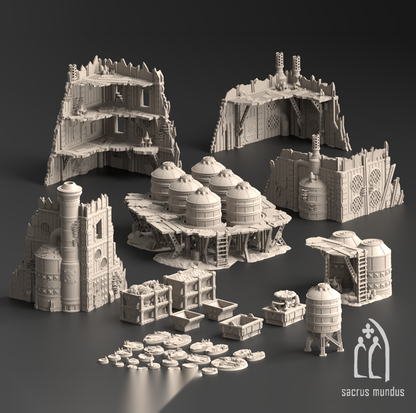 Warpzel-1A, Orc Fungus Farm - Sacrusmundus terrain reference render