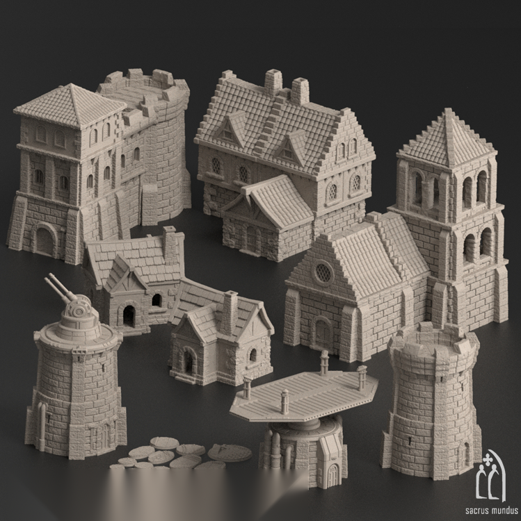 Calamurris, The Medieval World - Sacrusmundus terrain reference render