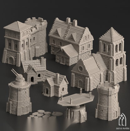 Calamurris, The Medieval World - Sacrusmundus terrain reference render