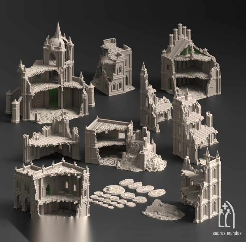 The Desolation of Emerita - Sacrusmundus terrain reference render
