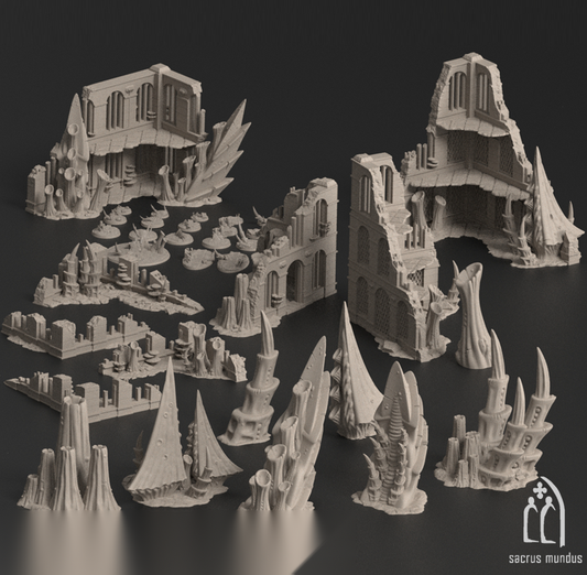 Tulipa, The Infested World - Sacrusmundus terrain reference render