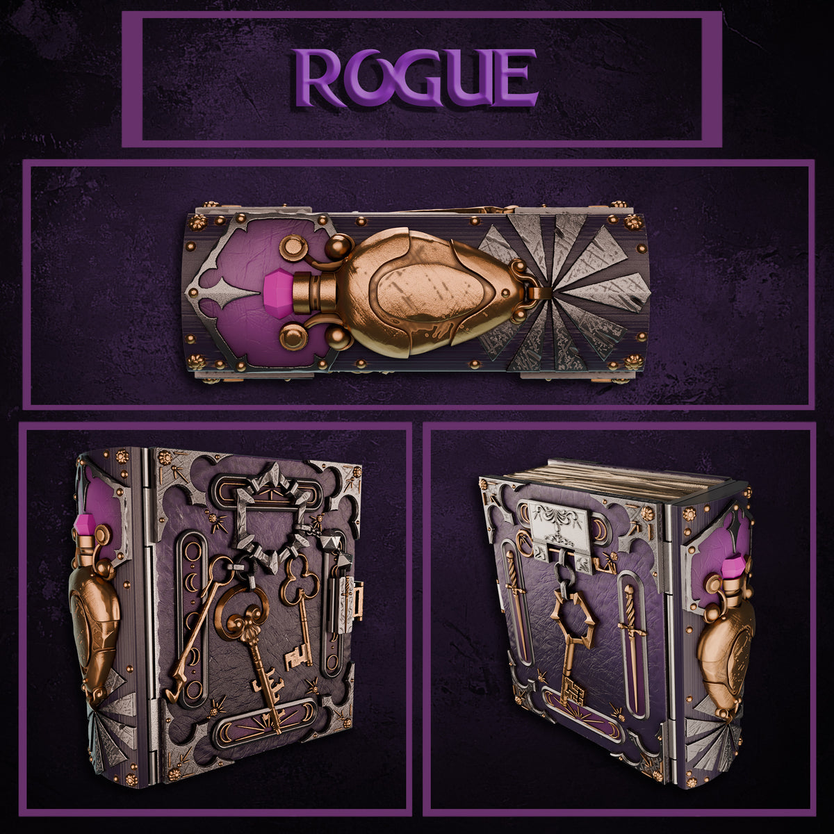 The Heroes' Tomes : Rogue Tome – Mojibake Collectibles 3D Printed Terrain (28mm) - image 1
