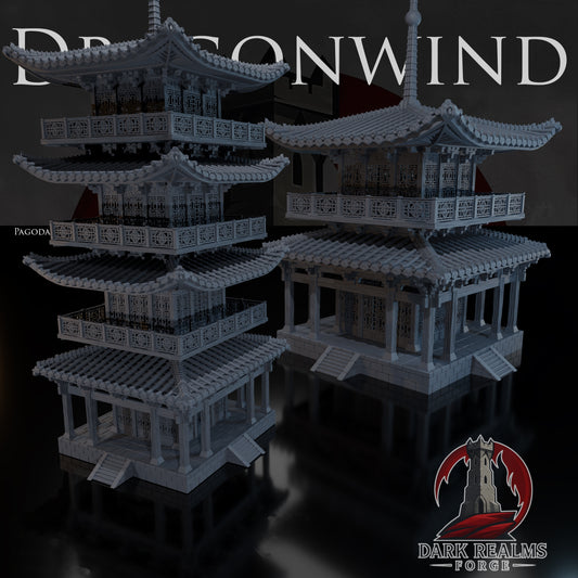 Pagoda – Dragonwind Outpost – Tabletop Terrain – product image 1