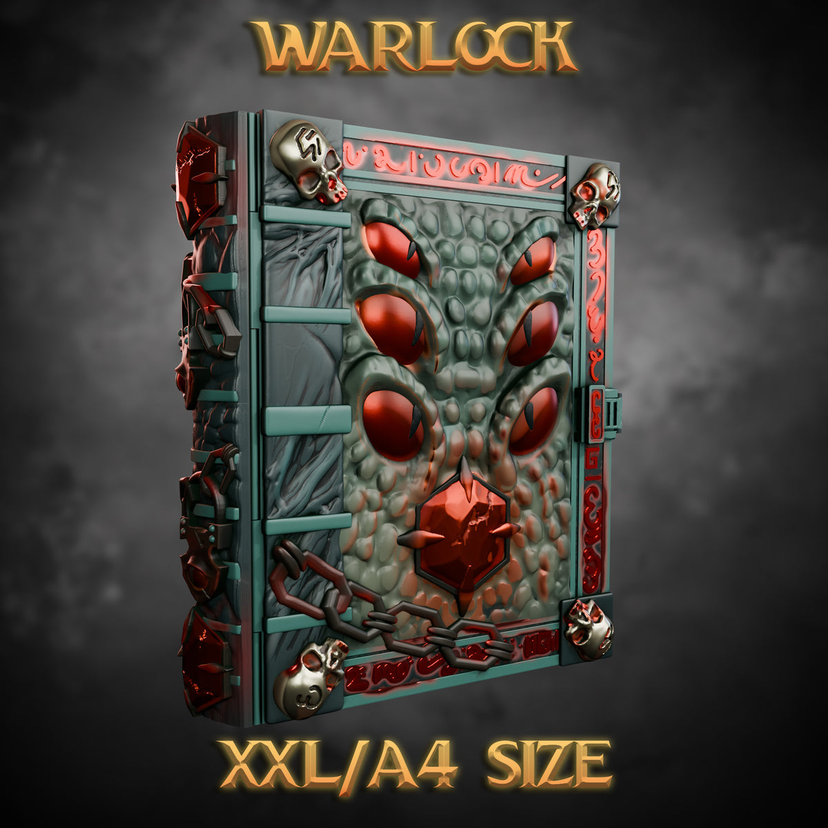 The Heroes' Tomes : Warlock XXL Tome – Mojibake Collectibles 3D Printed Terrain (28mm) - image 1