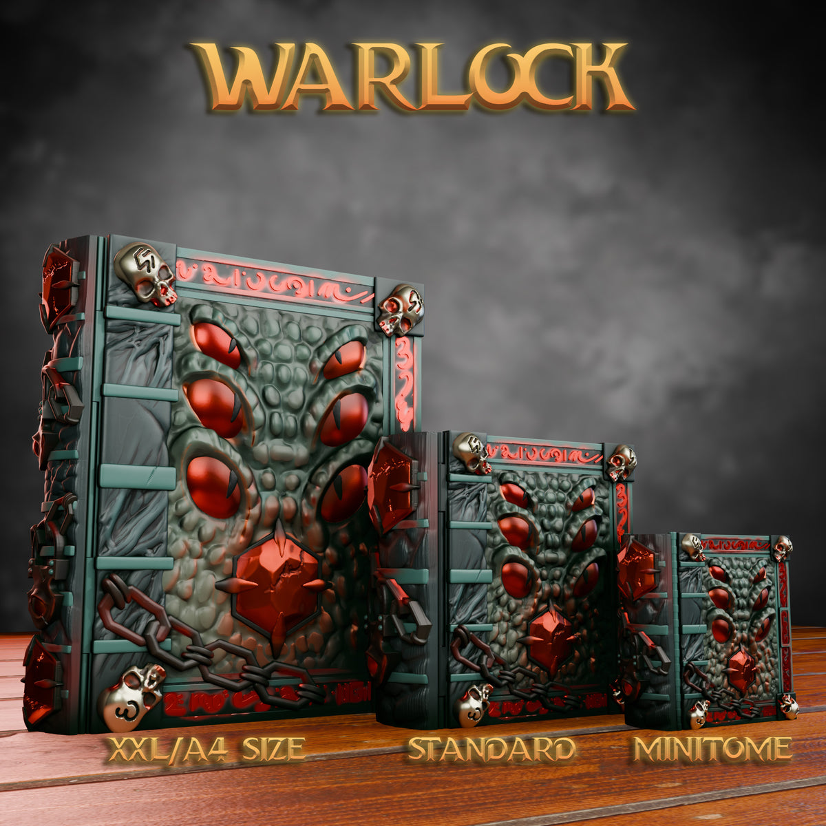 The Heroes' Tomes : Warlock XXL Tome – Mojibake Collectibles 3D Printed Terrain (28mm) - image 2