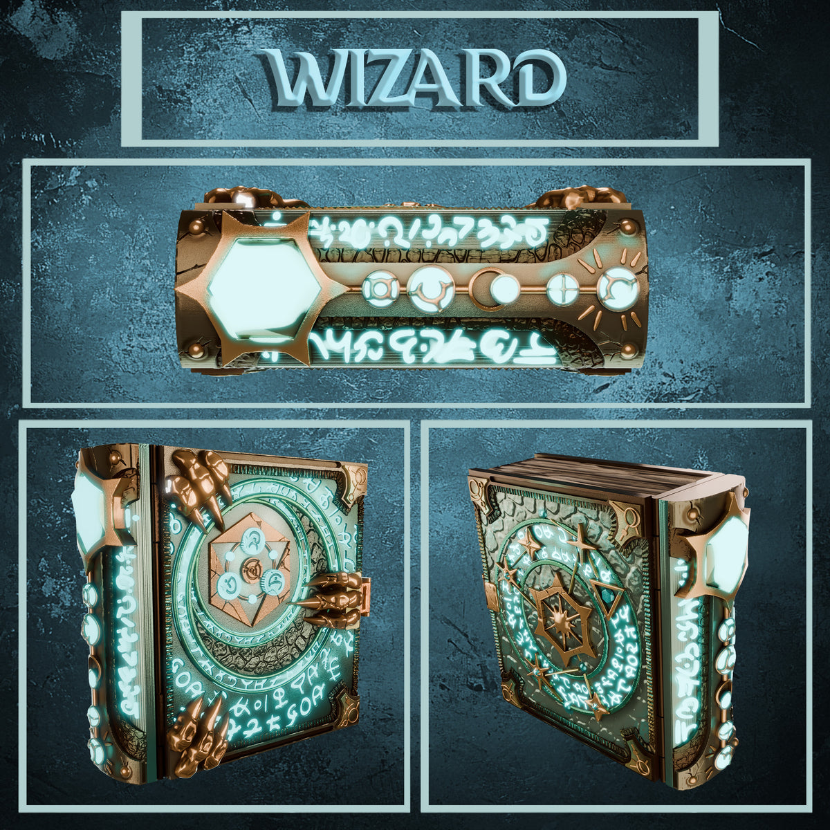 The Heroes' Tomes : Wizard Tome – Mojibake Collectibles 3D Printed Terrain (28mm) - image 1