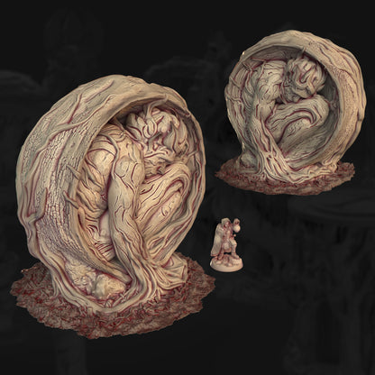 Rootbound Prison – The Veiled Grove | 3DHexes 3D Printed Tabletop Terrain (28-32mm) - image 2