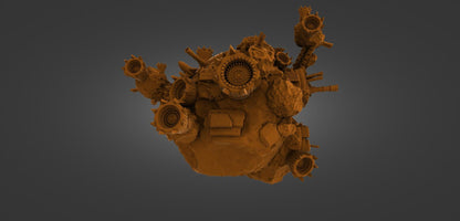 Orc Death Star 100mm - 500mm  Titan Proxy {By 3dArtGuy}