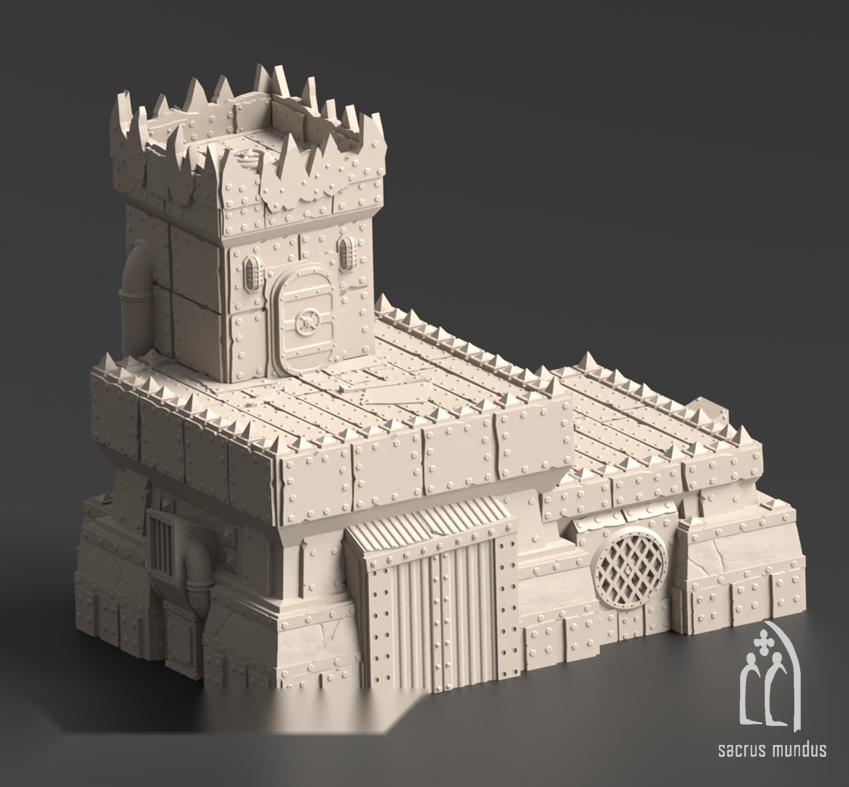 Warpzel-1A, No Git's Land Gulch - Sacrusmundus terrain reference render