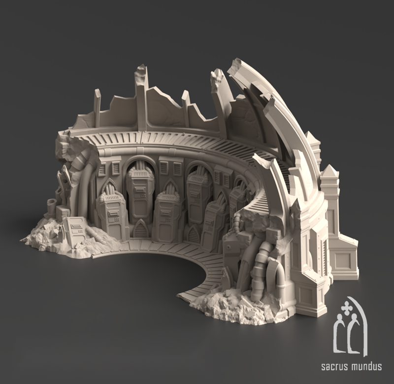 Vigil, The Eternity Domes - Sacrusmundus terrain reference render
