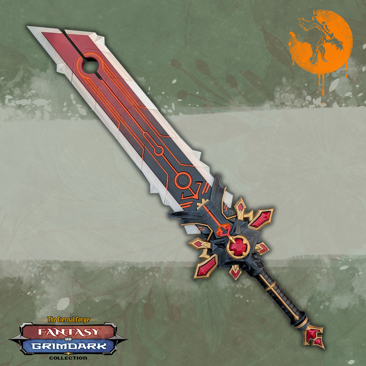 Ashrender Claymore – Full-Scale LED-Ready Cosplay Greatsword