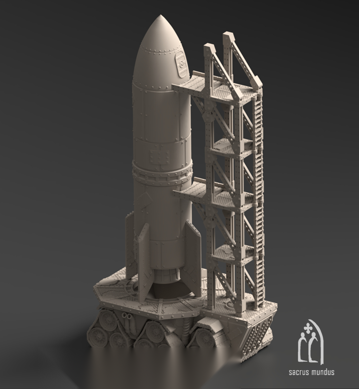 Warpzel-1A, Orc Space Program - Sacrusmundus terrain reference render