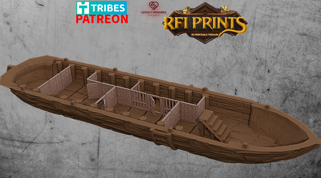 Falling Star Ship – RFIPRINTS 3D Printed Terrain (28mm) - image 2