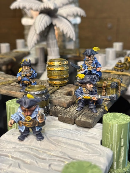 Pirate Crew A – RFIPRINTS 3D Printed Miniature (28mm) - image 2