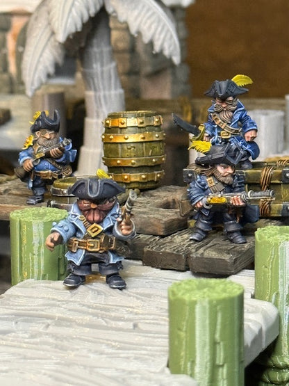 Pirate Crew A – RFIPRINTS 3D Printed Miniature (28mm) - image 5