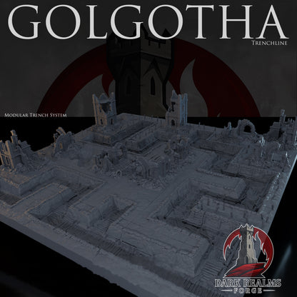 Golgotha Trenchline – Trench War – Tabletop Terrain – product image 1