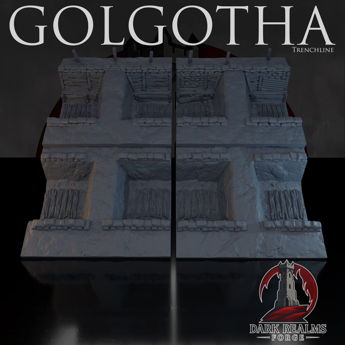 Golgotha Trenchline – Trench War – Tabletop Terrain – product image 2