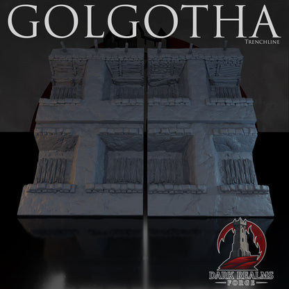 Golgotha Trenchline – Trench War – Tabletop Terrain – product image 2