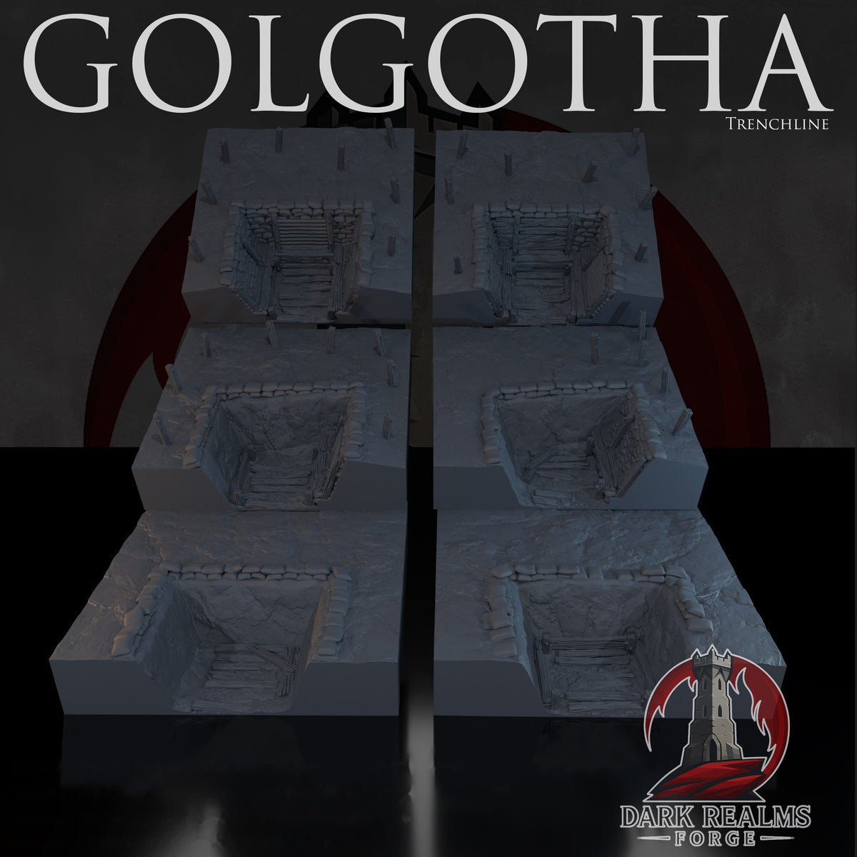 Golgotha Trenchline – Trench War – Tabletop Terrain – product image 3