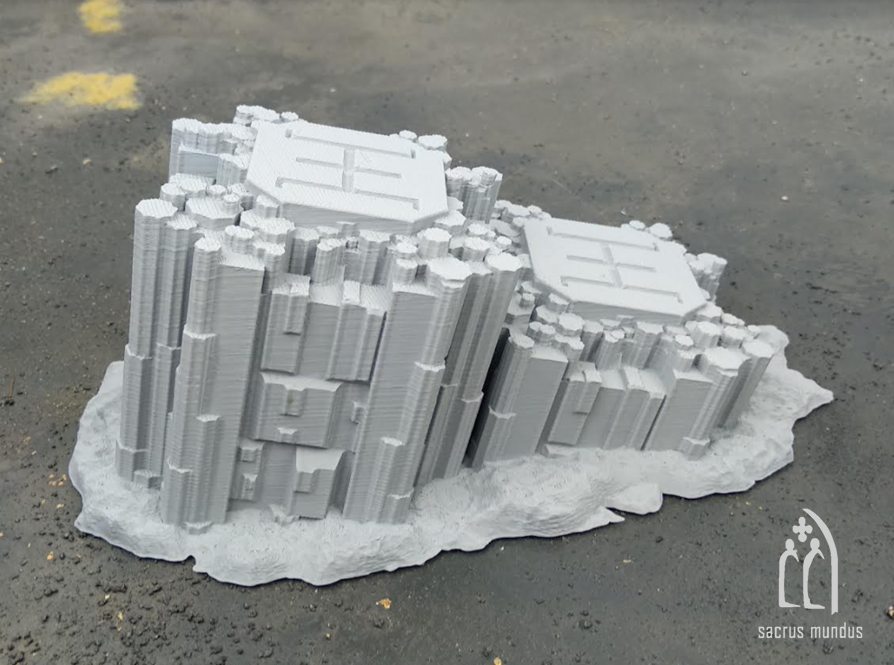 The Ruins of Karnac - Sacrusmundus terrain reference render