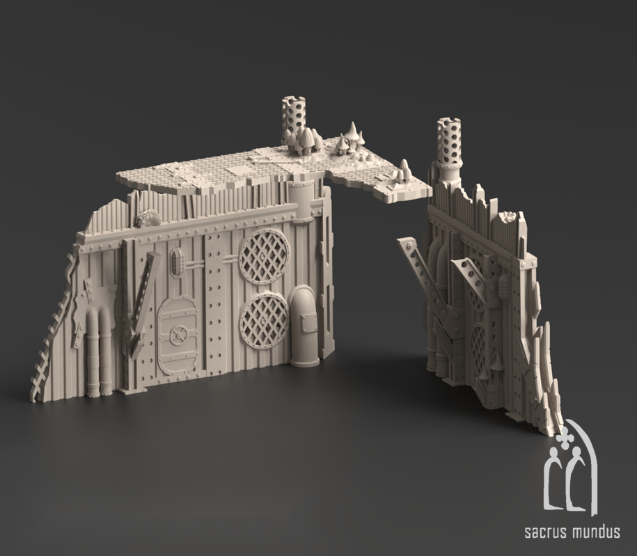 Warpzel-1A, Orc Fungus Farm - Sacrusmundus terrain reference render