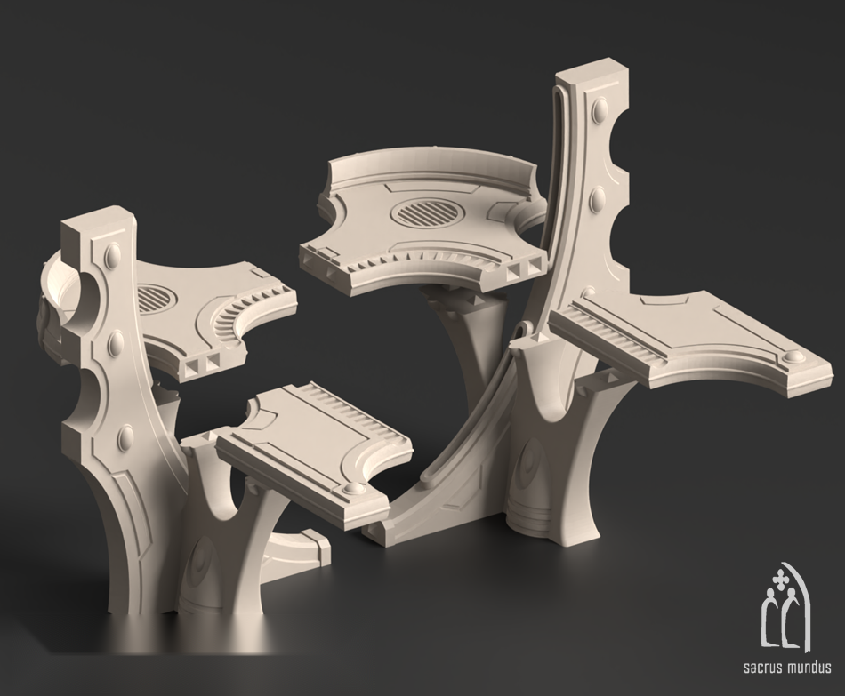 Ivdyris, Astral Gateway - Sacrusmundus terrain reference render