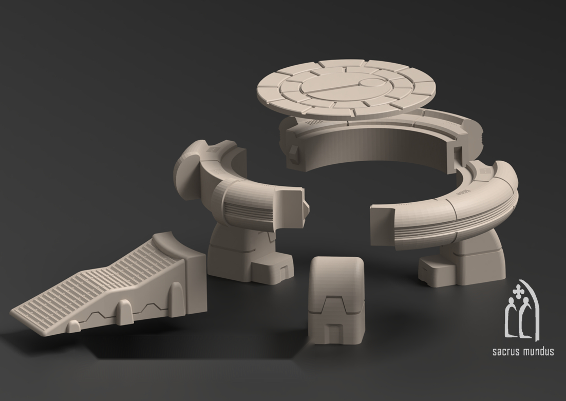 Talussa Prime, Shattered by Conflict - Sacrusmundus terrain reference render