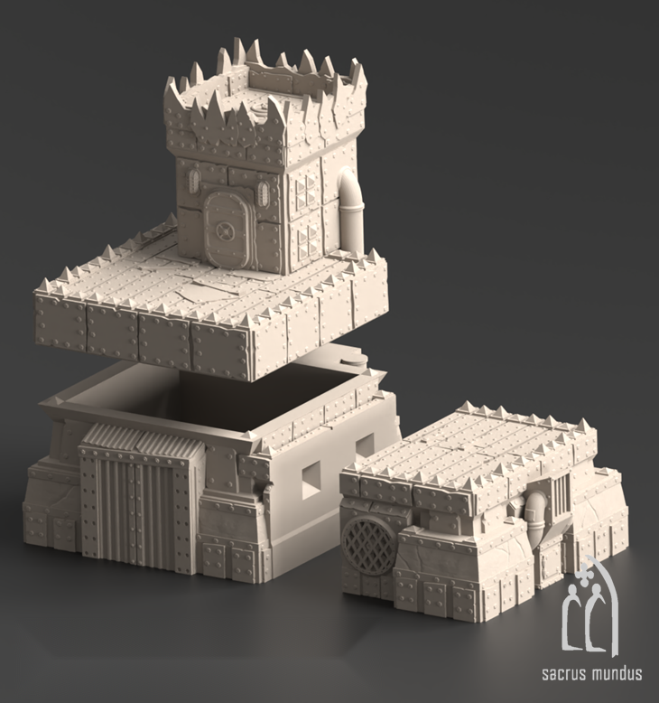 Warpzel-1A, No Git's Land Gulch - Sacrusmundus terrain reference render