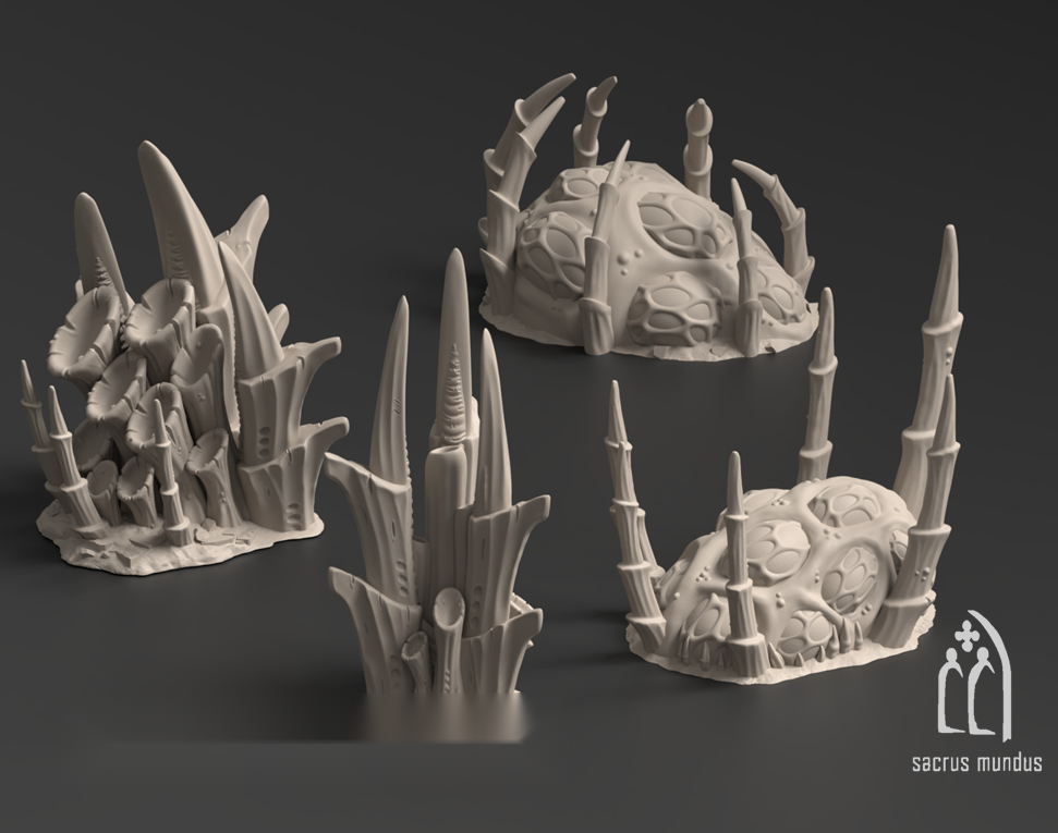 Tulipa, Evolved Infestation - Sacrusmundus terrain reference render