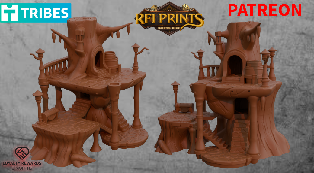 Swamp Platform #2 – RFIPRINTS 3D Printed Terrain (28mm) - image 3